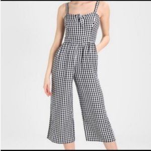 Hollister Gingham Jumpsuit- Size Small